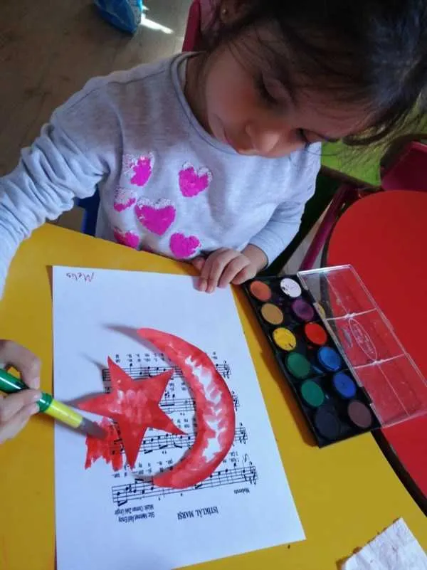 Müzik & Orff dersinden bir kare